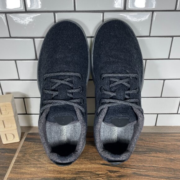 allbirds Wool Runner Mizzle Mens Sz 10 Shoes Black Gray Water Repellent Sneaker main image 8